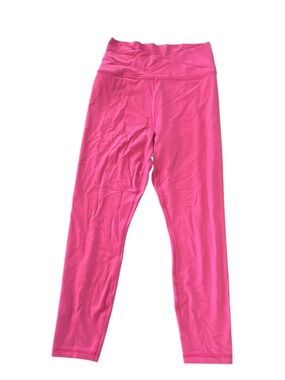Athleta pink leggings crossover waist size medium